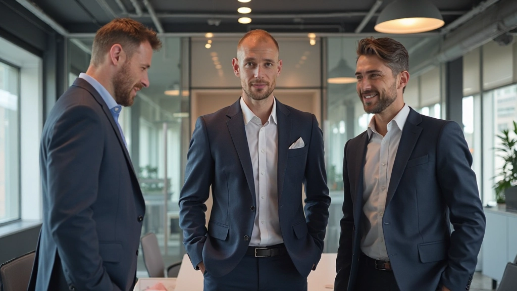 Team werkt samen aan project